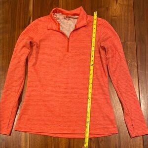 NIKE Coral Quarter-Zip Pullover